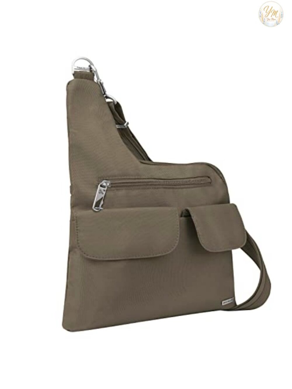 Anti-Theft Crossbody Bag with RFID Blocking, Slash-Resistant, Locking Zippers